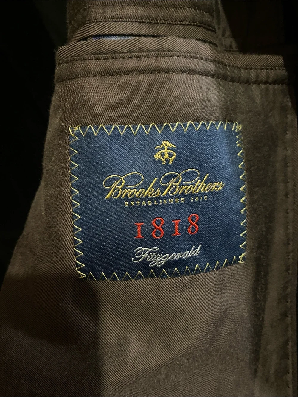 Brooks Brothers Black Corduroy Sport Coat Blazer